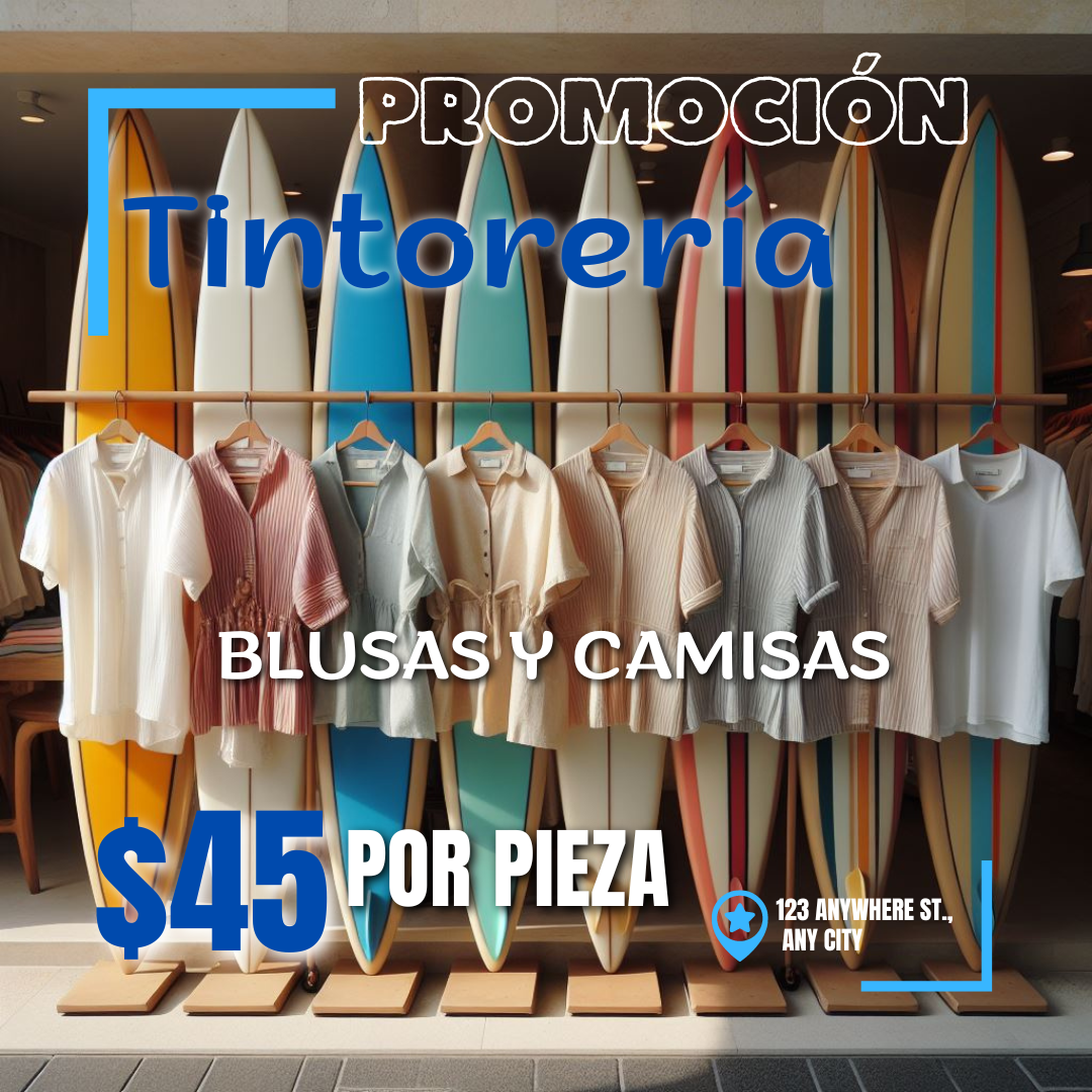 Promocion Tintoreria