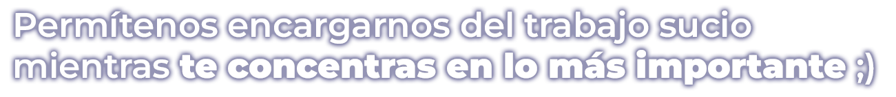 concentrate en lo que importa